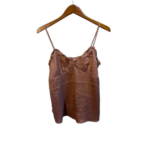 Sugar Lips L!ps‎ V Neck Cami Tank Top Women's Small NWT Mauve Pink Fairycore Y2K - Picture 1 of 7
